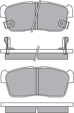 AISIN ASN-2155 - Bremžu uzliku kompl., Disku bremzes ps1.lv