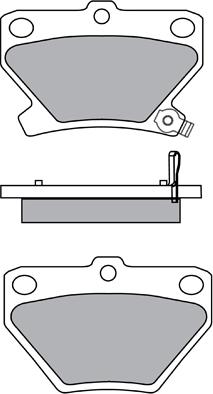 Aisin ASN-2100 - Bremžu uzliku kompl., Disku bremzes ps1.lv