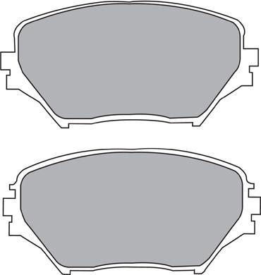 Aisin ASN-2102 - Bremžu uzliku kompl., Disku bremzes ps1.lv