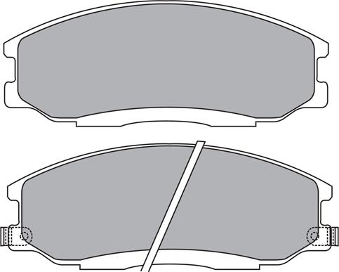 Aisin ASN-2180 - Bremžu uzliku kompl., Disku bremzes ps1.lv