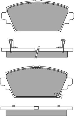 AISIN ASN-2204 - Bremžu uzliku kompl., Disku bremzes ps1.lv