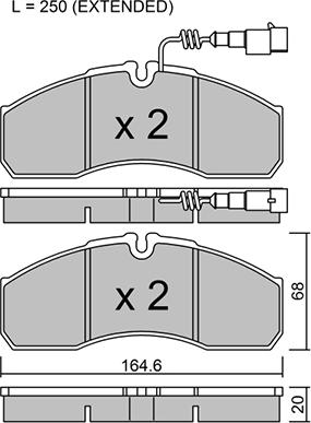 Aisin BPNI-1016 - Bremžu uzliku kompl., Disku bremzes ps1.lv