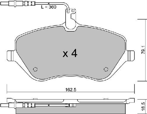 AISIN BPPE-1011 - Bremžu uzliku kompl., Disku bremzes ps1.lv