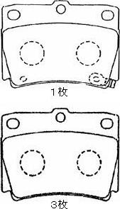 Japanparts JPP592 - Bremžu uzliku kompl., Disku bremzes ps1.lv