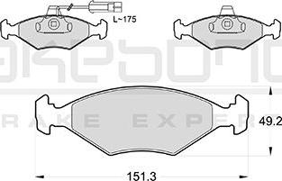 Akebono AN-4759KE - Bremžu uzliku kompl., Disku bremzes ps1.lv