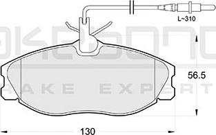 Akebono AN-4779WK - Bremžu uzliku kompl., Disku bremzes ps1.lv