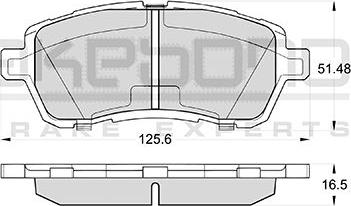 Akebono AN-753WK - Bremžu uzliku kompl., Disku bremzes ps1.lv