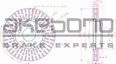 Akebono BN-0060 - Bremžu diski ps1.lv