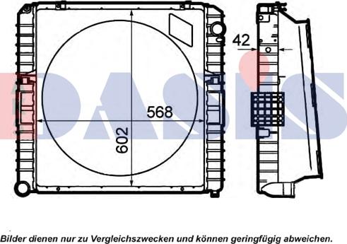 AKS Dasis 400042N - Radiators, Motora dzesēšanas sistēma ps1.lv