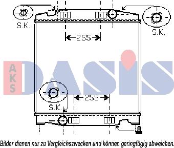 AKS Dasis 400016N - Radiators, Motora dzesēšanas sistēma ps1.lv