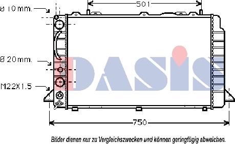 AKS Dasis 481380N - Radiators, Motora dzesēšanas sistēma ps1.lv