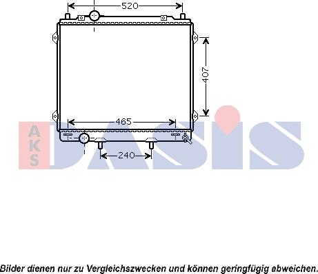 AKS Dasis 560041N - Radiators, Motora dzesēšanas sistēma ps1.lv