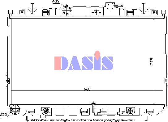 AKS Dasis 560027N - Radiators, Motora dzesēšanas sistēma ps1.lv