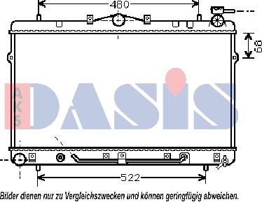 AKS Dasis 560230N - Radiators, Motora dzesēšanas sistēma ps1.lv