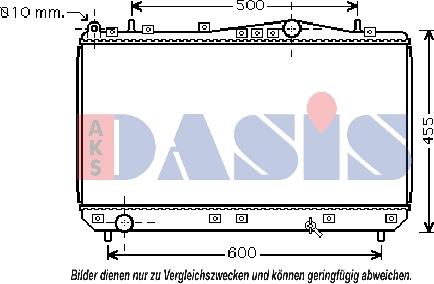 AKS Dasis 510019N - Radiators, Motora dzesēšanas sistēma ps1.lv