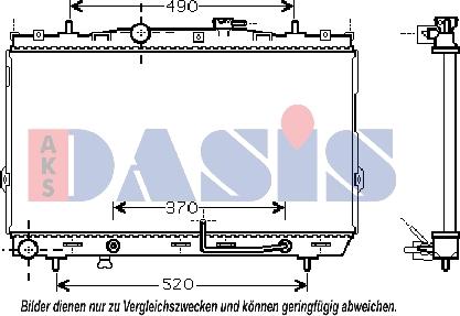 AKS Dasis 510032N - Radiators, Motora dzesēšanas sistēma ps1.lv