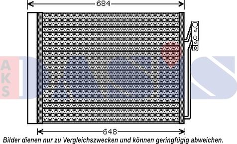 AKS Dasis 522069N - Kondensators, Gaisa kond. sistēma ps1.lv