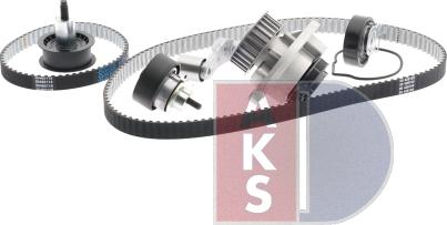 AKS Dasis 570331N - Ūdenssūknis + Zobsiksnas komplekts ps1.lv