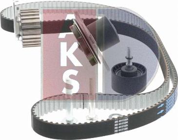 AKS Dasis 570291N - Ūdenssūknis + Zobsiksnas komplekts ps1.lv