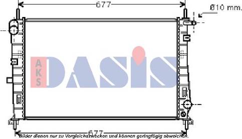 AKS Dasis 090043N - Radiators, Motora dzesēšanas sistēma ps1.lv