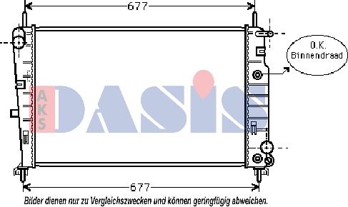 AKS Dasis 090031N - Radiators, Motora dzesēšanas sistēma ps1.lv