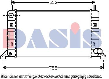 AKS Dasis 090032N - Radiators, Motora dzesēšanas sistēma ps1.lv