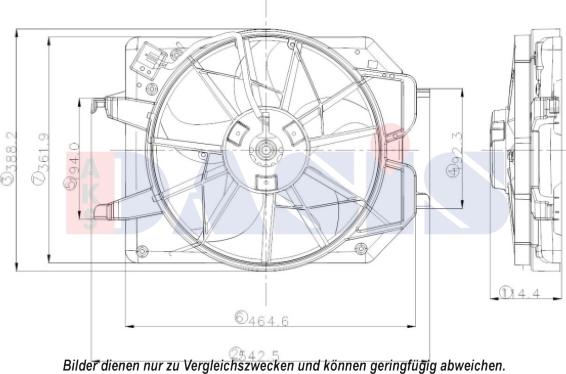 AKS Dasis 098300N - Ventilators, Motora dzesēšanas sistēma ps1.lv