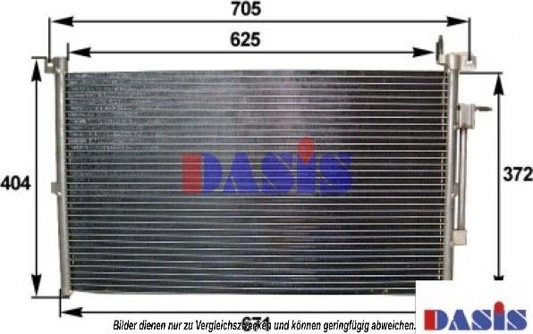 AKS Dasis 092720N - Kondensators, Gaisa kond. sistēma ps1.lv