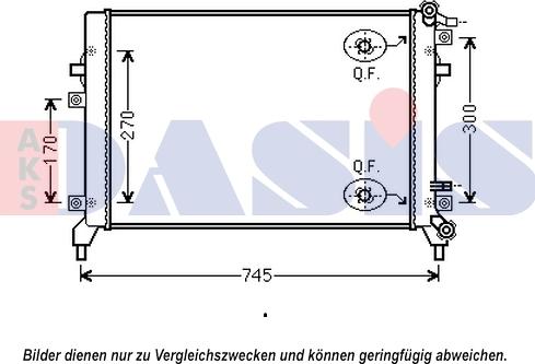 AKS Dasis 040053N - Radiators, Motora dzesēšanas sistēma ps1.lv