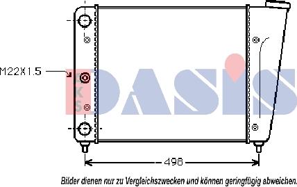 AKS Dasis 040170N - Radiators, Motora dzesēšanas sistēma ps1.lv