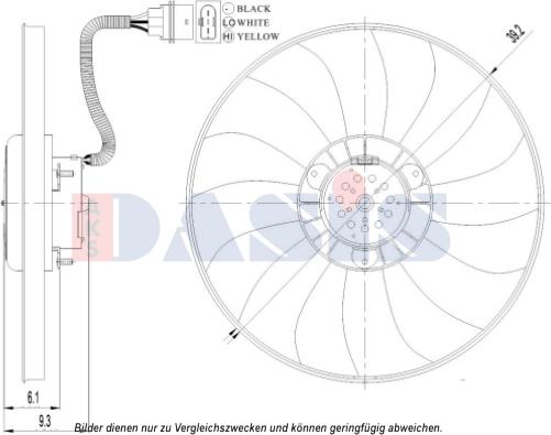 AKS Dasis 048116N - Ventilators, Motora dzesēšanas sistēma ps1.lv