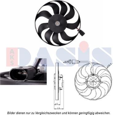 AKS Dasis 048113N - Ventilators, Motora dzesēšanas sistēma ps1.lv