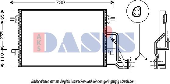 AKS Dasis 042003N - Kondensators, Gaisa kond. sistēma ps1.lv