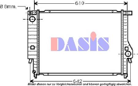 AKS Dasis 050490N - Radiators, Motora dzesēšanas sistēma ps1.lv