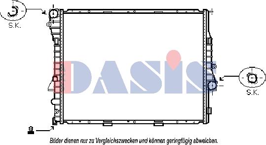 AKS Dasis 050041N - Radiators, Motora dzesēšanas sistēma ps1.lv