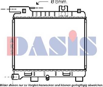 AKS Dasis 050021N - Radiators, Motora dzesēšanas sistēma ps1.lv