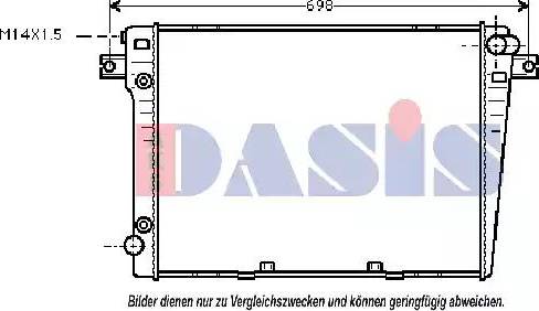 AKS Dasis 050830N - Radiators, Motora dzesēšanas sistēma ps1.lv