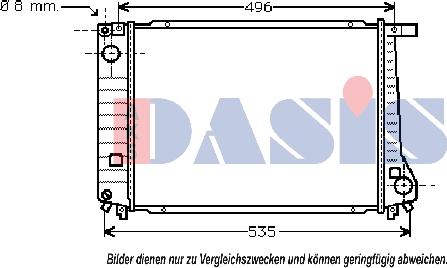 AKS Dasis 051470N - Radiators, Motora dzesēšanas sistēma ps1.lv