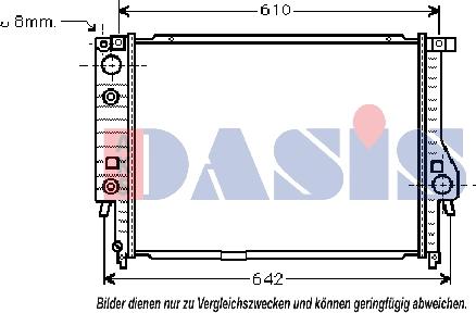 AKS Dasis 051000N - Radiators, Motora dzesēšanas sistēma ps1.lv