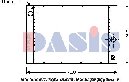 AKS Dasis 051007N - Radiators, Motora dzesēšanas sistēma ps1.lv