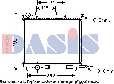 AKS Dasis 060056N - Radiators, Motora dzesēšanas sistēma ps1.lv