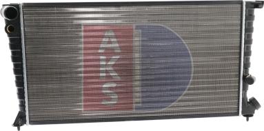 AKS Dasis 060016N - Radiators, Motora dzesēšanas sistēma ps1.lv