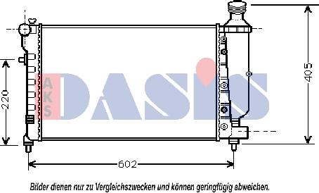 AKS Dasis 060035N - Radiators, Motora dzesēšanas sistēma ps1.lv