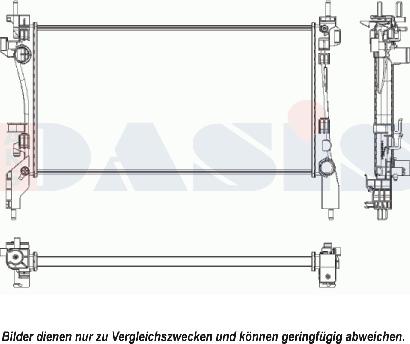 AKS Dasis 060026N - Radiators, Motora dzesēšanas sistēma ps1.lv