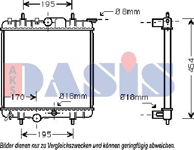 AKS Dasis 060027N - Radiators, Motora dzesēšanas sistēma ps1.lv