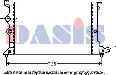 AKS Dasis 060330N - Radiators, Motora dzesēšanas sistēma ps1.lv