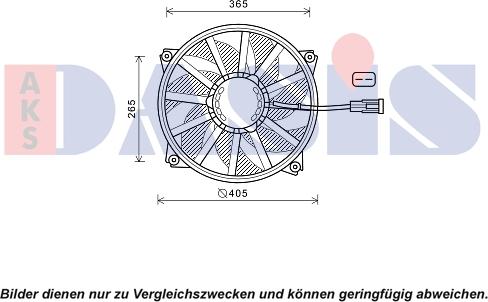 AKS Dasis 068074N - Ventilators, Motora dzesēšanas sistēma ps1.lv