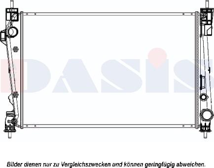 AKS Dasis 010015N - Radiators, Motora dzesēšanas sistēma ps1.lv