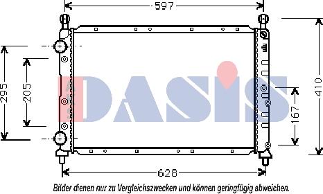 AKS Dasis 010360N - Radiators, Motora dzesēšanas sistēma ps1.lv