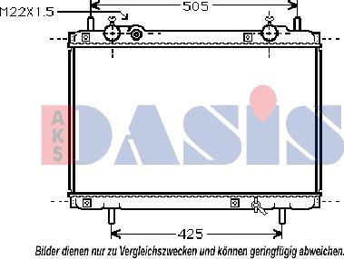 AKS Dasis 080970N - Radiators, Motora dzesēšanas sistēma ps1.lv